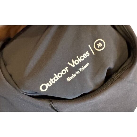 Outdoor Voices Womens Sleeveless Black Zoom Bloom Dress Size Medium NWT - Picture 3 of 10